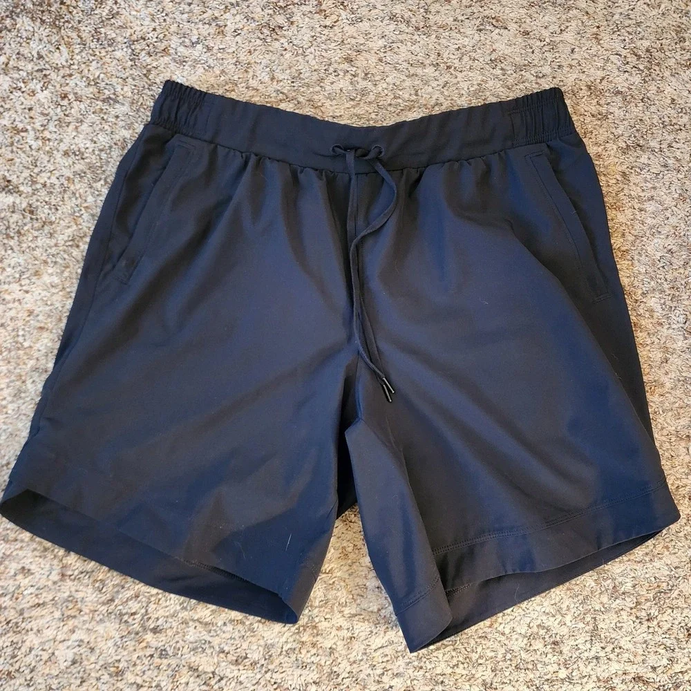 CALIA Women's Sz M Black Athletic Running Shorts Drawstring Waist Pockets